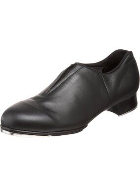 Flexible Leather Tap Shoes for Women - Slip-On Design, Perfect for Dance Classes